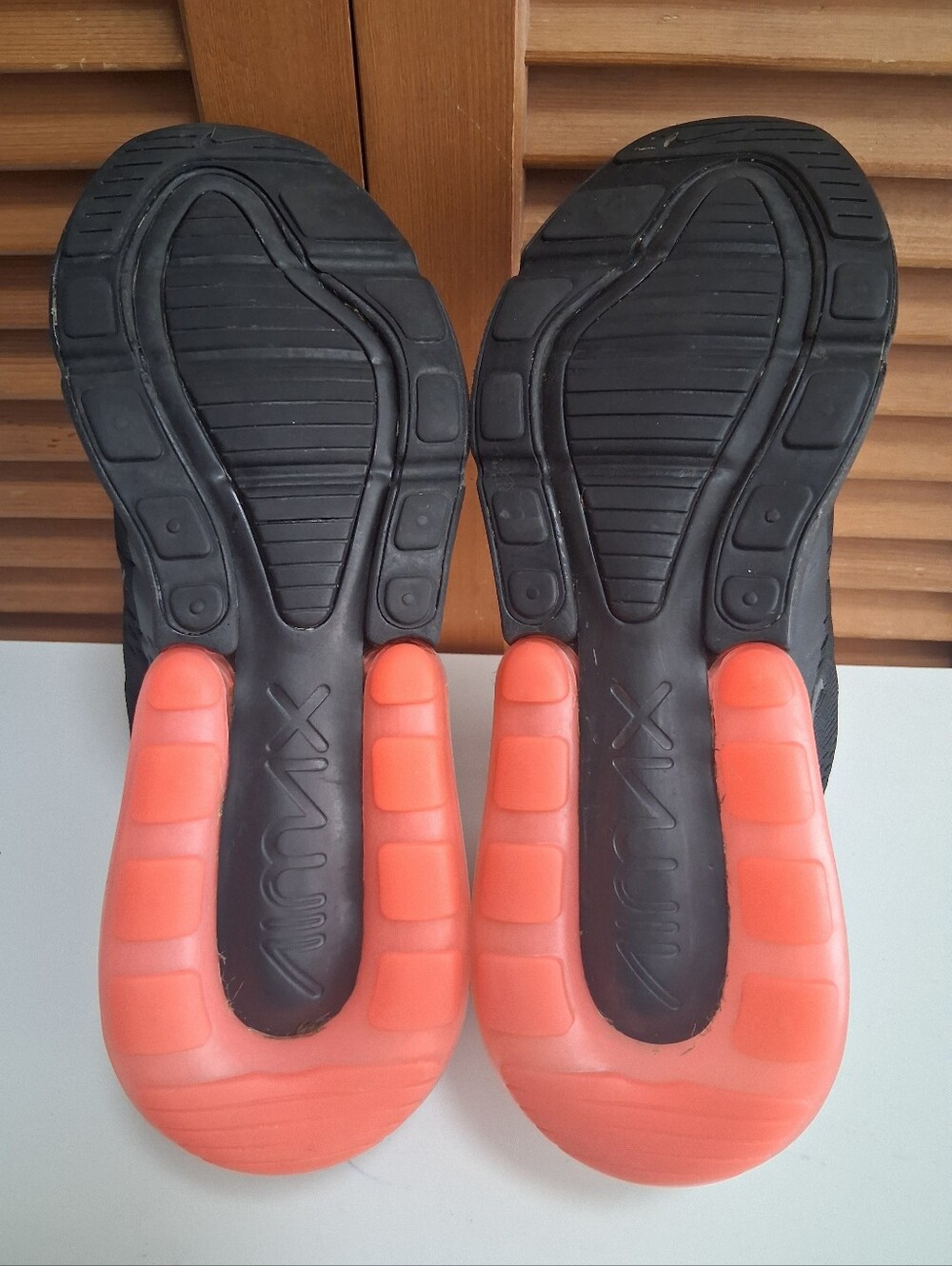 Nike Air Max 270 Black Hot Punch Men's Sneaker * Size: 8 - Picture 8 of 8